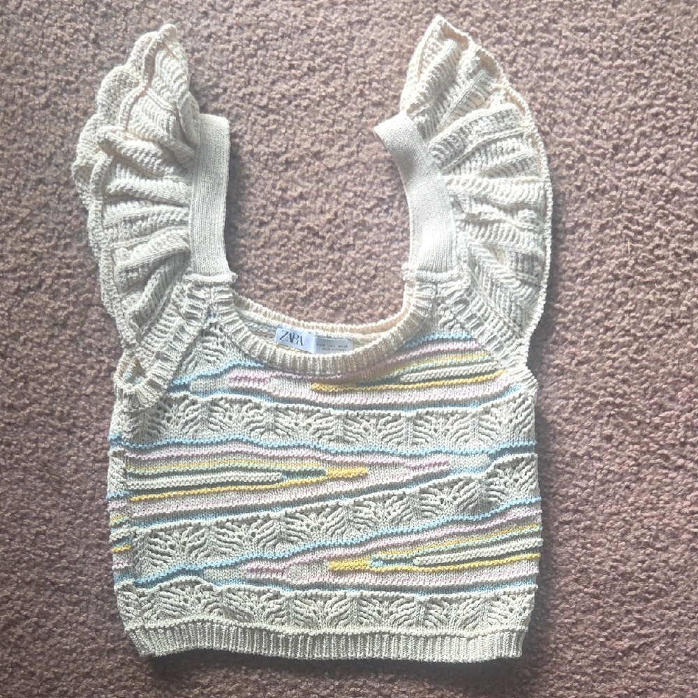 Zara Multicolor Knit Top
